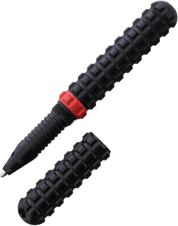 AuCon Tenax EDC Red & Black Aluminum Writing Pen 008R