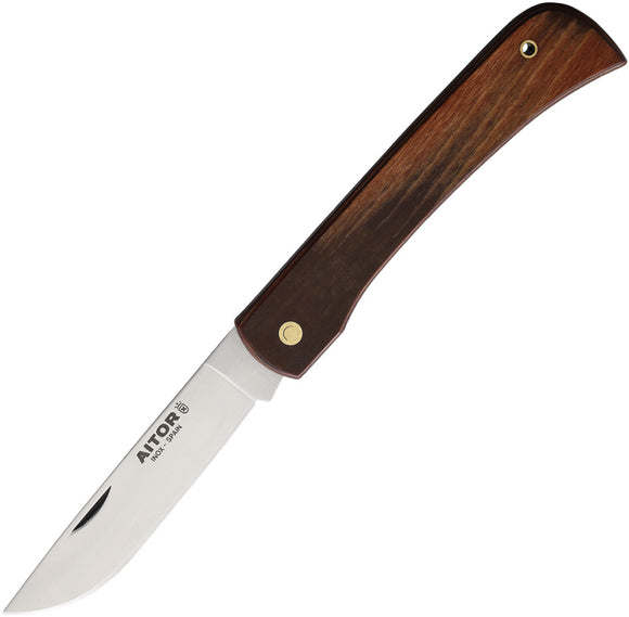 Aitor Pastor I Slip Joint Brown Cocobolo Folding Stainless Pocket Knife 16061