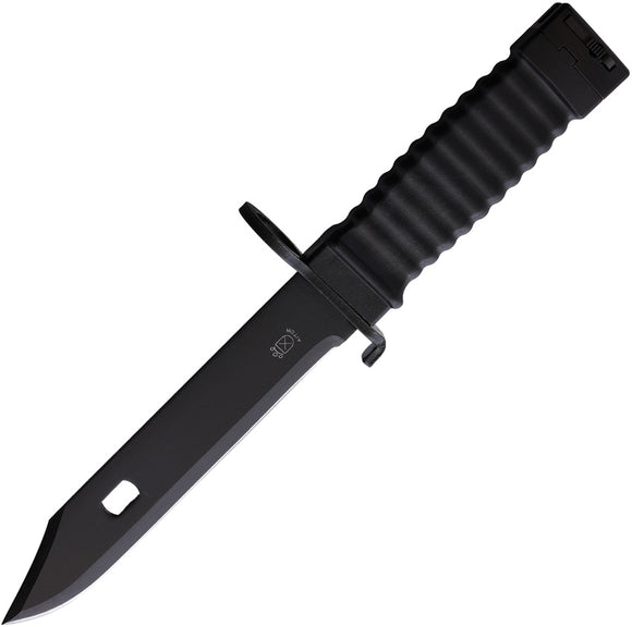 Aitor Combat Black Smooth Polymer Stainless Steel Fixed Blade Knife 16068
