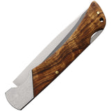 Aitor Command Lockback Olivewood Folding Stainless Steel Pocket Knife 16109