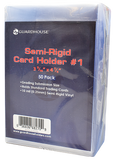 Pack of (50) Guardhouse Semi-Rigid Trading Sports Card Holders