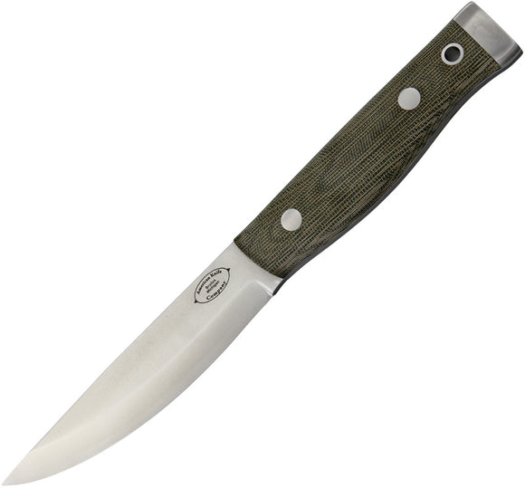 American Knife Company Forest II Green Canvas Fixed Blade Knife F2MGC