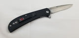 Al Mar Ultralight Falcon Linerlock Black FRN Folding 8Cr13MoV Pocket Knife 4124