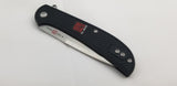 Al Mar Ultralight Falcon Linerlock Black FRN Folding 8Cr13MoV Pocket Knife 4124