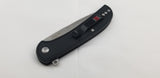 Al Mar Ultralight Falcon Linerlock Black FRN Folding 8Cr13MoV Pocket Knife 4124