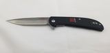 Al Mar Ultralight Falcon Linerlock Black FRN Folding 8Cr13MoV Pocket Knife 4124