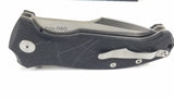 Amare Coloso Linerlock Black G10 Folding D2 Knife 201901