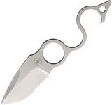 Amare 6 Finger 2.0 Stainless D2 Steel Spear Pt Serrated Fixed Blade Knife 202105