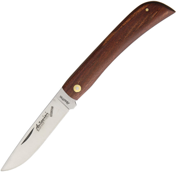 Antonini Maniaghese Brown Wood 420 Stainless Folding Pocket Knife 83119