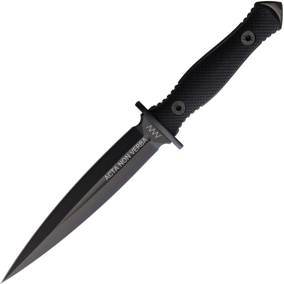 Acta Non Verba Knives M500 KAMBA Black G10 Elmax Fixed Blade Knife M500009