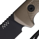 Acta Non Verba Knives P200 Tan GRNPU Sleipner Fixed Blade Knife P200048
