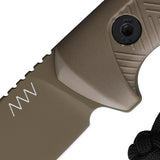 Acta Non Verba Knives P200 Tan GRNPU Sleipner Fixed Blade Knife P200054