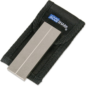 AccuSharp Diamond Grey 3" Smooth Knife Sharpening Pocket Stone 027C