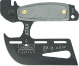 TOPS 5.5" ATAX Hand Axe Fixed Black Ax Head Blade Gray Handle