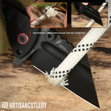 Artisan Proponent 4" Large Linerlock Black G10 Folding Vblack D2 Knife 1820pbbk