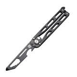 Artisan Cutlery Mini Gray Kinetic Multi Tool Auto Butterfly 1823psgy
