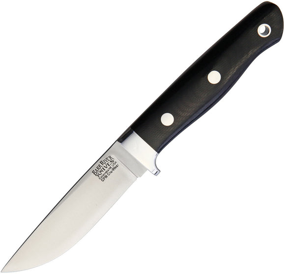 Bark River Mountaineer II CW Black Fixed Blade Knife 02064mbc