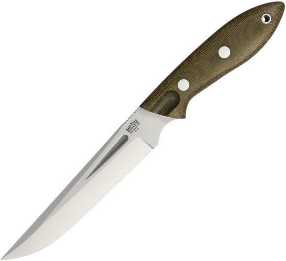 Bark River Thistle Green Canvas Fixed Blade Knife 05120mgc