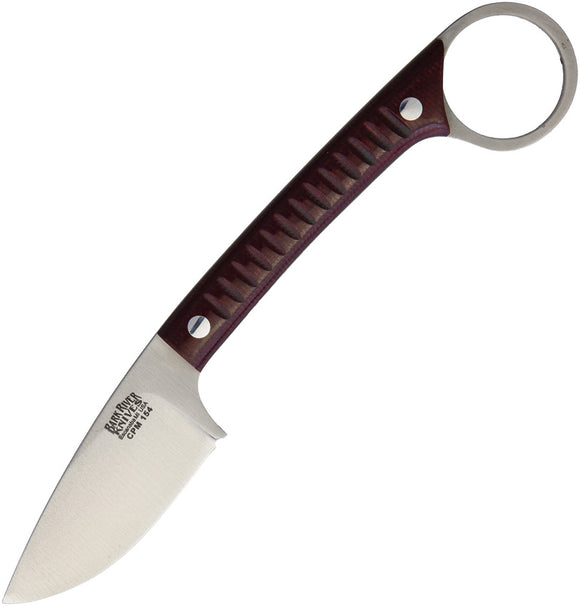 Bark River Ringtail Burgundy Micarta Fixed Blade Knife 06142mbu
