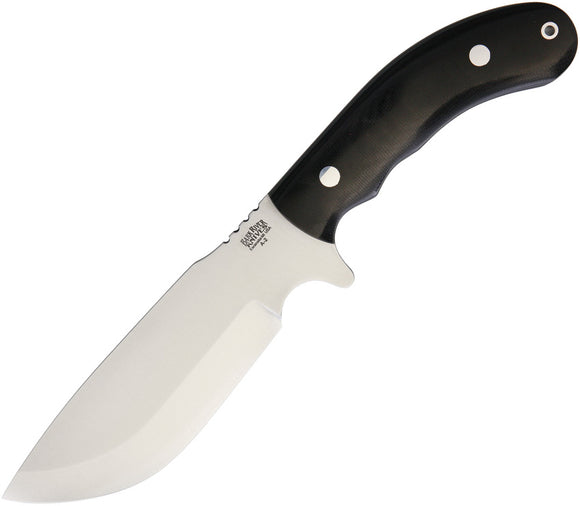Bark River JBA LT Black Canvas Fixed Blade Knife 10211mbc