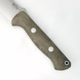 Bark River Bravo 1 Matte Green Micarta A2 Fixed Blade Knife w/ Sheath  OPEN BOX