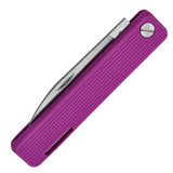 Baladeo Papagayo Lockback Purple TPE Folding 420 Stainless Pocket Knife ECO353