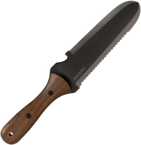 Barebones Living Hori Hori Classic Walnut Wood Stainless Fixed Blade Knife 079