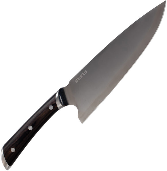 Barebones Living No 8 Chef's Black Resin 50CrMoV15 Kitchen Knife 490