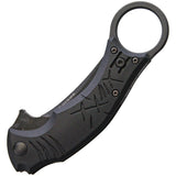 Bastinelli Creations Mako Folder Black G10 D2 Tool Steel Folding Pocket Knife 18