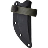 Bastinelli Creations Chopper Green Micarta Bohler M390 Fixed Blade Knife 233G