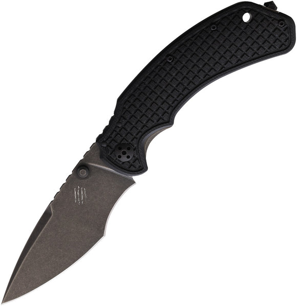 Bastinelli Creations Alpha 1 Framelock Black G10/Titanium Folding Knife 243