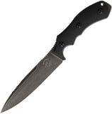 Bastinelli Creations R.E.D. Raptor Dark Stonewash Fixed Blade Knife RLD
