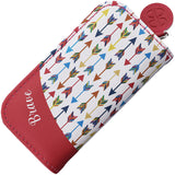 Brighten Blades Brave Linerlock White/Rainbow Aluminum 8Cr13MoV Folding Pocket Knife 007