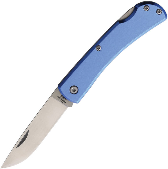 Bear & Son Small Farmhand Lockback Blue Folding Stainless Pocket Knife C137LBL