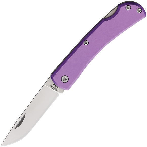 Bear & Son Small Farmhand Lockback Purple Folding Stainless Pocket Knife C137LPL