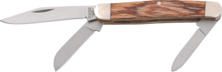 Bear, Son Large Stockman Folding Pocket Knife 3-Blade Clip, Sheepsfoot