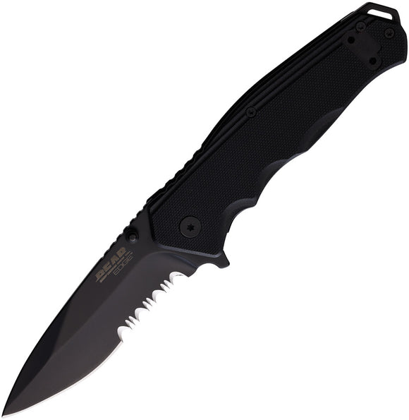 Bear Edge Sideliner Linerlock Black G10 Folding Stainless Pocket Knife 61129