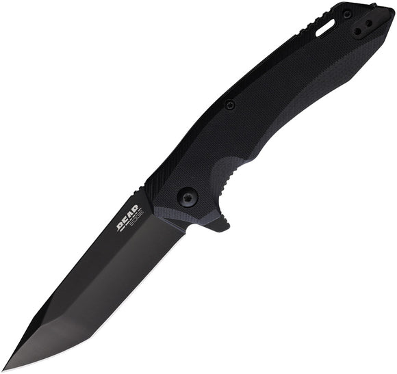 Bear Edge Sideliner Linerlock Black G10 Folding Stainless Pocket Knife 61535