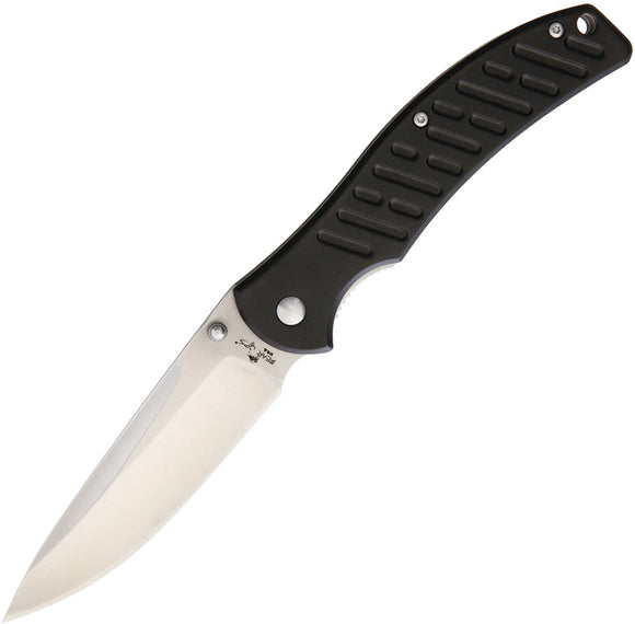 Bear Ops Bear Swipe Pocket Knife Black Aluminum Folding Steel Blade A300ALBKS