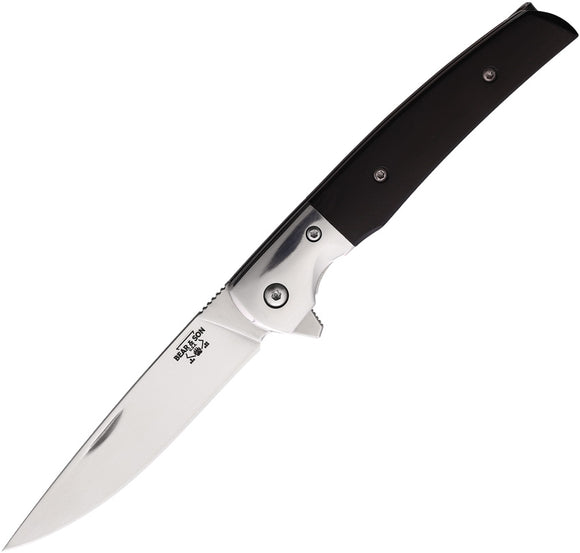 Bear & Son Rancher Linerlock Black G10 Folding Stainless Pocket Knife G21