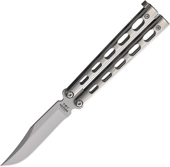 Bear & Son Balisong Stainless Steel Clip Point Butterfly Knife SS13