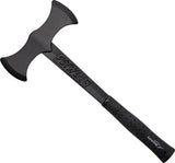 Estwing Black Eagle Double Bit Head Axe Black Nylon Grip Handle & Sheath