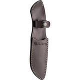 Beretta Chamois Walnut 440 Stainless Guthook Fixed Blade Knife w/ Sheath 93527