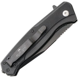 Bear Ops Bear Swipe IV A/O Black Folding Knife w/ Rescue Hook 500B4B