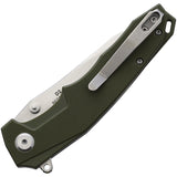 Beyond EDC Dash Linerlock OD Green G10 Folding D2 Steel Pocket Knife 2203OD