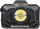 BlackFire Rechargeable Grey & Orange Water Resistant Headlamp BBM6414