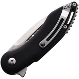 Begg Knives Mini Glimpse Linerlock Black G10 Folding D2 Steel Pocket Knife 005