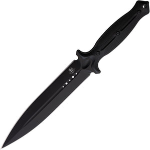 Begg Knives Filoso Dagger 13.5" Black 1095 Double Edge Fixed Blade Knife 027