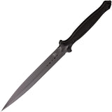 Begg Knives Filoso Dagger 13.5" Black 1095 Gray Fixed Blade Knife w/ Sheath 029