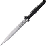 Begg Knives Filoso Dagger 13.5" Black 1095 Satin Fixed Blade Knife w/ Sheath 031